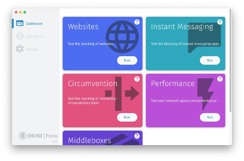 OONI Probe desktop app