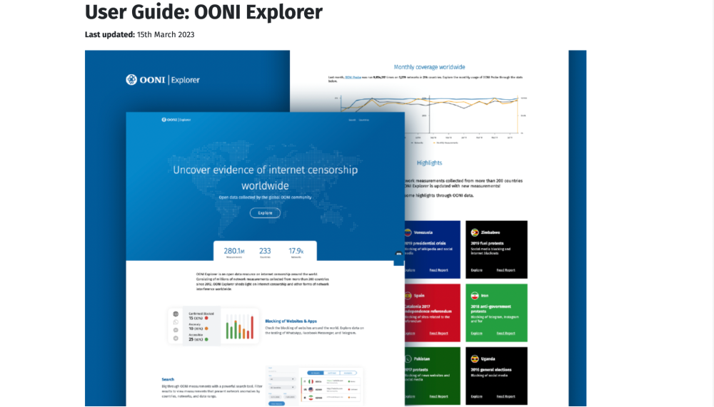 OONI Explorer