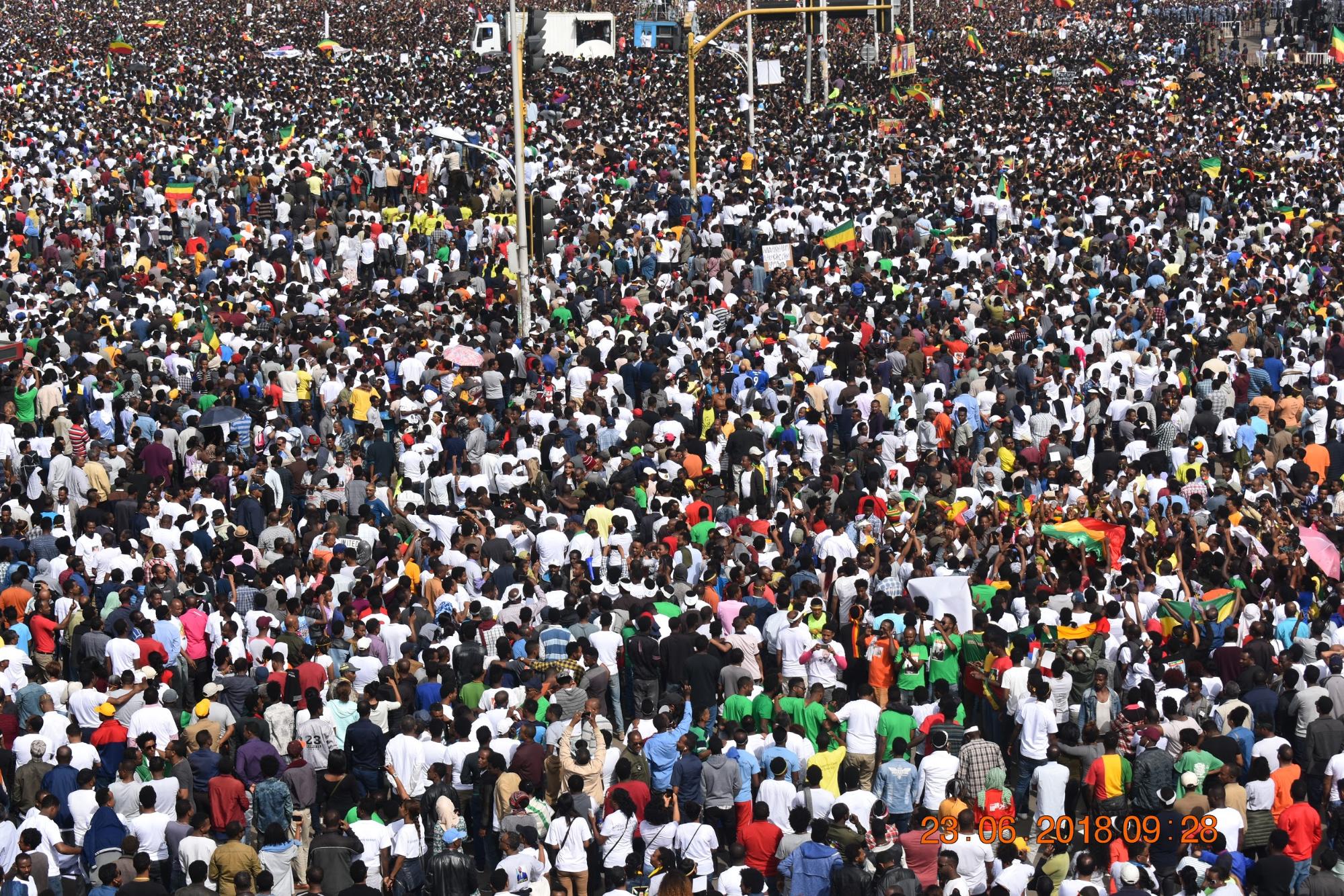 Rally at Meskel Square